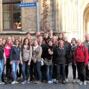 Der Deutsch-LK der Q2 auf Studienfahrt mit Frau Windisch und Herrn Hardt in Weimar und Lübeck